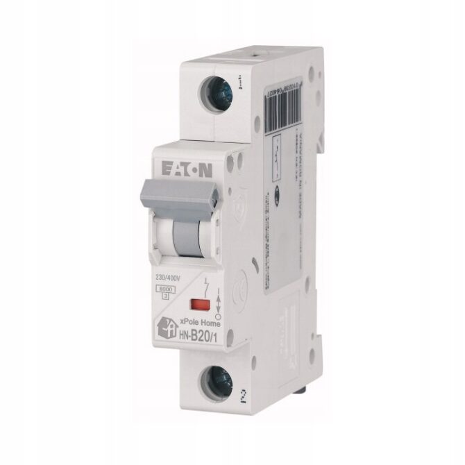 EATON WYŁĄCZNIK NADPRĄDOWY B 20A 1 BIEGUN HN-B20/1 194822