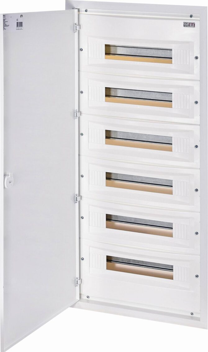 ERP18-6 ROZDZIELNIA PLASTIKOWA PT 108M 6X 18M N+PE IP40 IK08 DRZWI PEŁNE